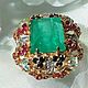 Ural Emerald 15,26 carats. Rings. kamniurala. My Livemaster. Фото №8