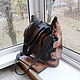 Bag and purse leather with painted to order. Classic Bag. Innela- авторские кожаные сумки на заказ.. My Livemaster. Фото №4