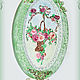 Panel in vintage style 'Basket with flowers'. Panels. oksanapodarki. Online shopping on My Livemaster.  Фото №2
