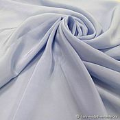Материалы для творчества handmade. Livemaster - original item Fabric: Natural sky blue silk. Handmade.