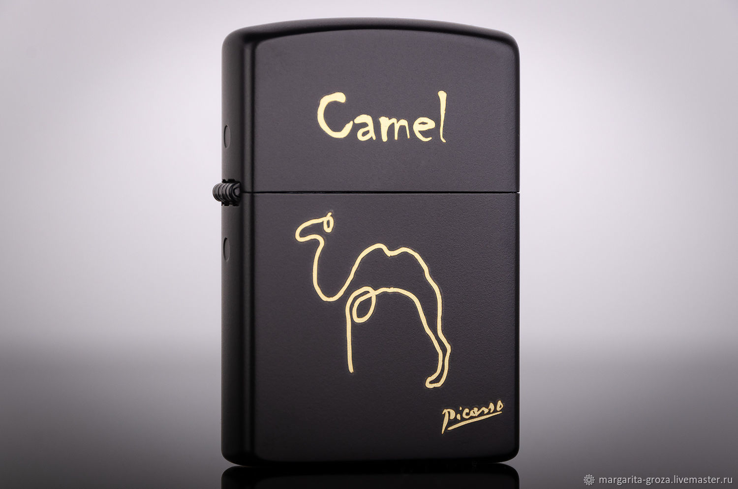 Зажигалка Zorro чёрная с гравировкой Camel Picasso в интернет-магазине  Ярмарка Мастеров по цене 1299 ₽ – T64QWRU | Зажигалки, Москва - доставка по  ...