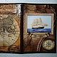 Cover passport 'the Captain'. Organizer. Shokolissimo handmade. Online shopping on My Livemaster.  Фото №2