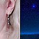 Комплект из сапфира и серебра Звездная ночь. Комплекты украшений. Вечерняя звезда. Ярмарка Мастеров.  Фото №5