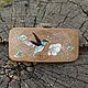 Order Inlay.Hair pin machine - Hummingbird No. №2. ot-petrovicha (ot-petrovicha). Livemaster. . Hairpins Фото №3