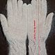Order OPENWORK KNITTED DOWNY WHITE goat down GLOVES. KOZAmoDA (kozamoda) (kozamoda). Livemaster. . Gloves Фото №3