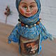 Snow maiden - Christmas Decorative Bottle - Christmas mix media. Dolls. The warmth of your home. My Livemaster. Фото №4