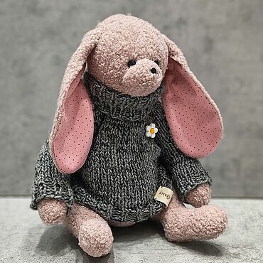 Куклы и игрушки ручной работы. Ярмарка Мастеров - ручная работа Мягкие игрушки: Зайка Полина. Handmade.
