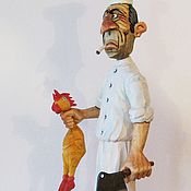 Сувениры и подарки handmade. Livemaster - original item Chef-decorative figure. Handmade.
