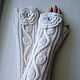 Fingerless gloves long-stem Roses. Mitts. HOBBIMANIYA (satinik). Online shopping on My Livemaster.  Фото №2
