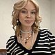 Серьги-пусеты с натуральным жемчугом барокко и черным агатом. Серьги-пусеты. V.Mari (Мarina Verkholantseva). Интернет-магазин Ярмарка Мастеров.  Фото №2