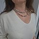 Длинные бусы «Oblivion». Бусы. Olga Kokina_jewelry. Ярмарка Мастеров.  Фото №9