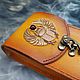 Заказать Чехол для карт таро "Солнечный скарабей". LeatherTarotCase / NeilaCraft. Ярмарка Мастеров. . Чехол для карт Фото №3