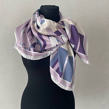 Винтаж: Платок Lancel. . Винтаж ручной работы - Ярмарка Мастеров Винтаж ручной работы. Ярмарка Мастеров - ручная работа Винтаж: Платок Lancel. Handmade.