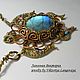 Заказать Кулон "Черепаха", wire wrap, натуральные камни. Ланговая Виктория (vikinkreatif). Ярмарка Мастеров. . Подвеска Фото №3