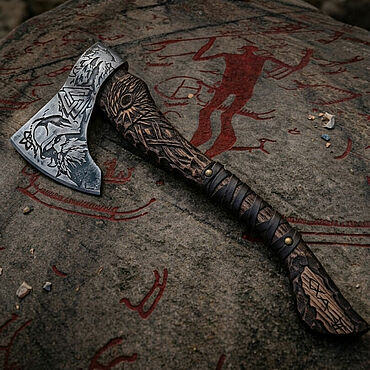 Подарки и сувениры ручной работы. Ярмарка Мастеров - ручная работа Топор "Один". Handmade.
