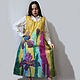 Order Sundress 'Irises'. silk wool. Livemaster. . Dresses Фото №3