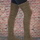 Fashionable down Stockings 'Warm' knitted women's brown. Stockings. Down shop (TeploPuha34). My Livemaster. Фото №6