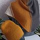Заказать Шапка и бактус ( платок) из пуха норки. HelenSh. Ярмарка Мастеров. . Бактус Фото №3