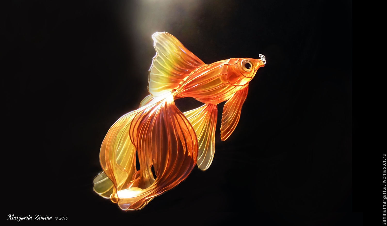 Золотая рыбка. Вуалехвост – заказать на Ярмарке Мастеров – 9767TRU