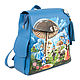 Order Women's backpack ' in the footsteps of Alice'. Pelle Volare. Livemaster. . Backpacks Фото №3
