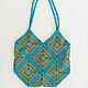  Bag knitted turquoise granny square, Crossbody bag, Bataysk,  Фото №1