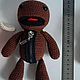 Сэкбой Вязаный человечек " Little big planet ". Мягкие игрушки. City-нити_161. Ярмарка Мастеров.  Фото №6