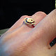 Ring with eye gold - Plated evil eye ring - silver ring, Rings, Almaty,  Фото №1
