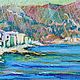 Заказать Картина масляной пастелью - греческий остров. Anastasia Potapova (ural-sea). Ярмарка Мастеров. . Картины Фото №3