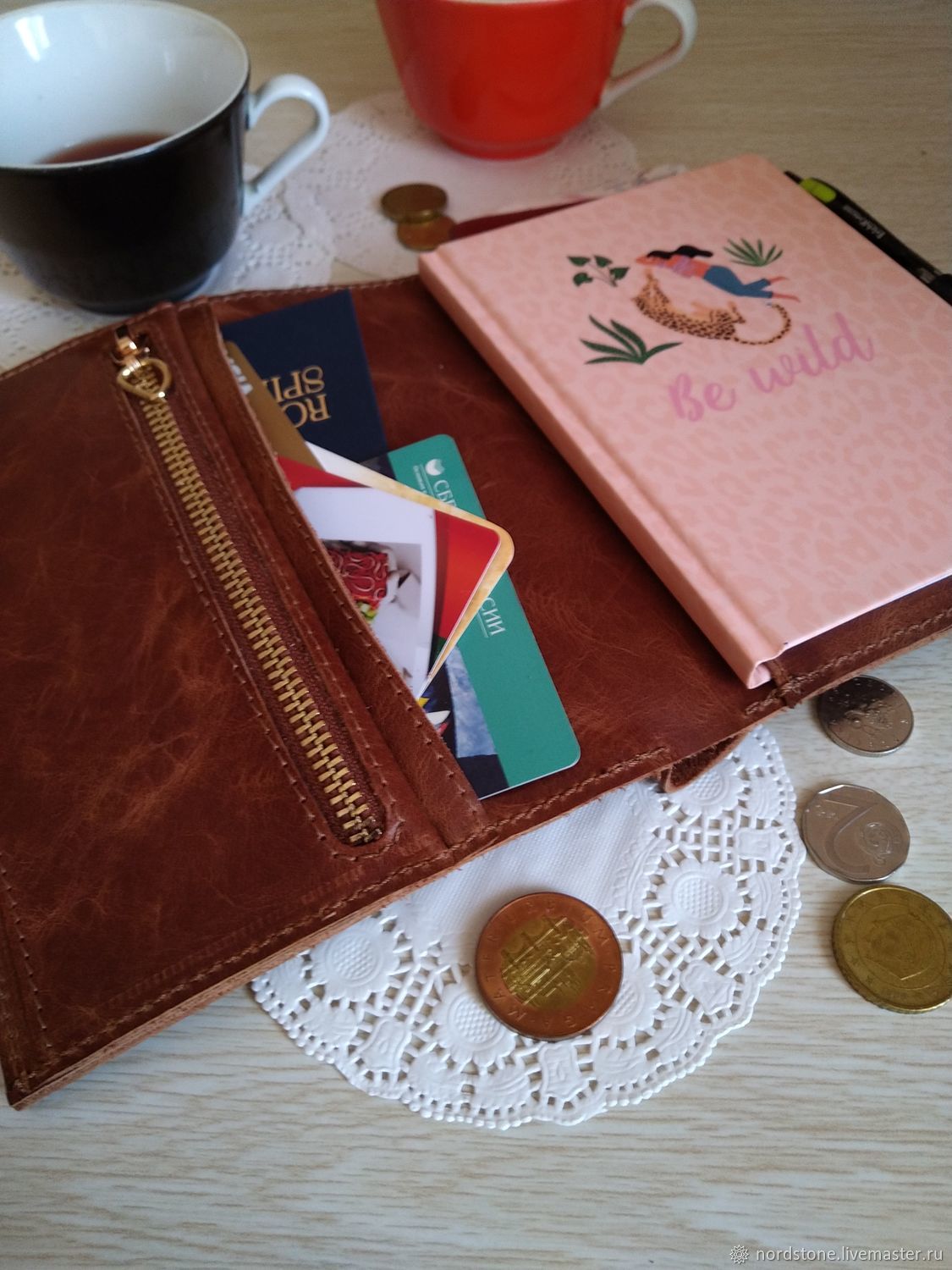 Блокнот путешественника. Кожаная обложка для записной книжки в интернет ...