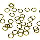 Connecting rings, bronze color, 5 mm. 10 pcs, Accessories4, Saratov,  Фото №1