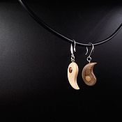 Украшения handmade. Livemaster - original item Yin-Yang earrings. Handmade.
