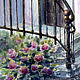 Watercolor miniatures ' Cozy house'. Pictures. Yellow sun. Online shopping on My Livemaster.  Фото №2