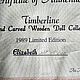 Винтаж: Винтажные куклы: Деревянная кукла Элизабет от Timberline. Куклы винтажные. Старая сказка. Ярмарка Мастеров.  Фото №4