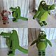 Мастер-класс: крокодил Гоша. Мастер-классы. galina.toys.pnz. Интернет-магазин Ярмарка Мастеров.  Фото №2