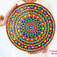 Order 'Hot Mexico' decorative plate hand-painted. Art by Tanya Shest. Livemaster. . Plates Фото №3