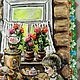  889. Разделочная доска В гостях у бабушки. Утварь. Татьяна - шкатулки для души. Ярмарка Мастеров.  Фото №8