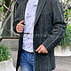 Jacket made of luxury Python skin ' Nubuck', Jackets for men, Moscow,  Фото №1