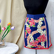 Для дома и интерьера handmade. Livemaster - original item aprons: Apron apron for a girl or a woman Flowers in the night. Handmade.