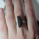 Ring with onyx 'Black month', silver. Rings. EdGems jewerly. My Livemaster. Фото №4
