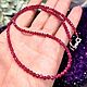 Beads for women natural stone red ruby with a cut. Beads2. naturalkavni. My Livemaster. Фото №5