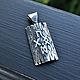 Silver pendant with runes, Pendant, Moscow,  Фото №1