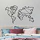 Карта мира на стену декор IMAGE. Карты мира. SWD: часы|карты мира|панно на стену. Интернет-магазин Ярмарка Мастеров.  Фото №2