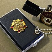 Сувениры и подарки handmade. Livemaster - original item Cigarette case 12 cigarettes 85 mm with the Order of the 