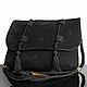 Bag 'Bohemian style', black suede, tassels, silk cord, Classic Bag, Bordeaux,  Фото №1