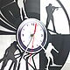 Biathlon. Wall clock. Watch. Vinyl Time. My Livemaster. Фото №5