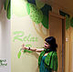 Роспись стен Зеленый отдых Relax room. Картины. Мастерская 'ДЕЛО в ШЛЯПЕ'. Ярмарка Мастеров.  Фото №5