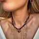 Комплект из Граната. Чокер. Ivanova jewelry. Интернет-магазин Ярмарка Мастеров.  Фото №2