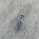 Редкий крупный еремеевит 8,5 ct и полихромный сапфир 1,58 ct на кулон. Кольца. AMG. Ярмарка Мастеров.  Фото №14