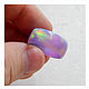 Order Lavender ring made of synthetic opal. Wooden jewellery. Livemaster. . Rings Фото №3