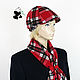 kit. Youth women's cap plus Scarf. Caps1. Mishan (mishan). Online shopping on My Livemaster.  Фото №2